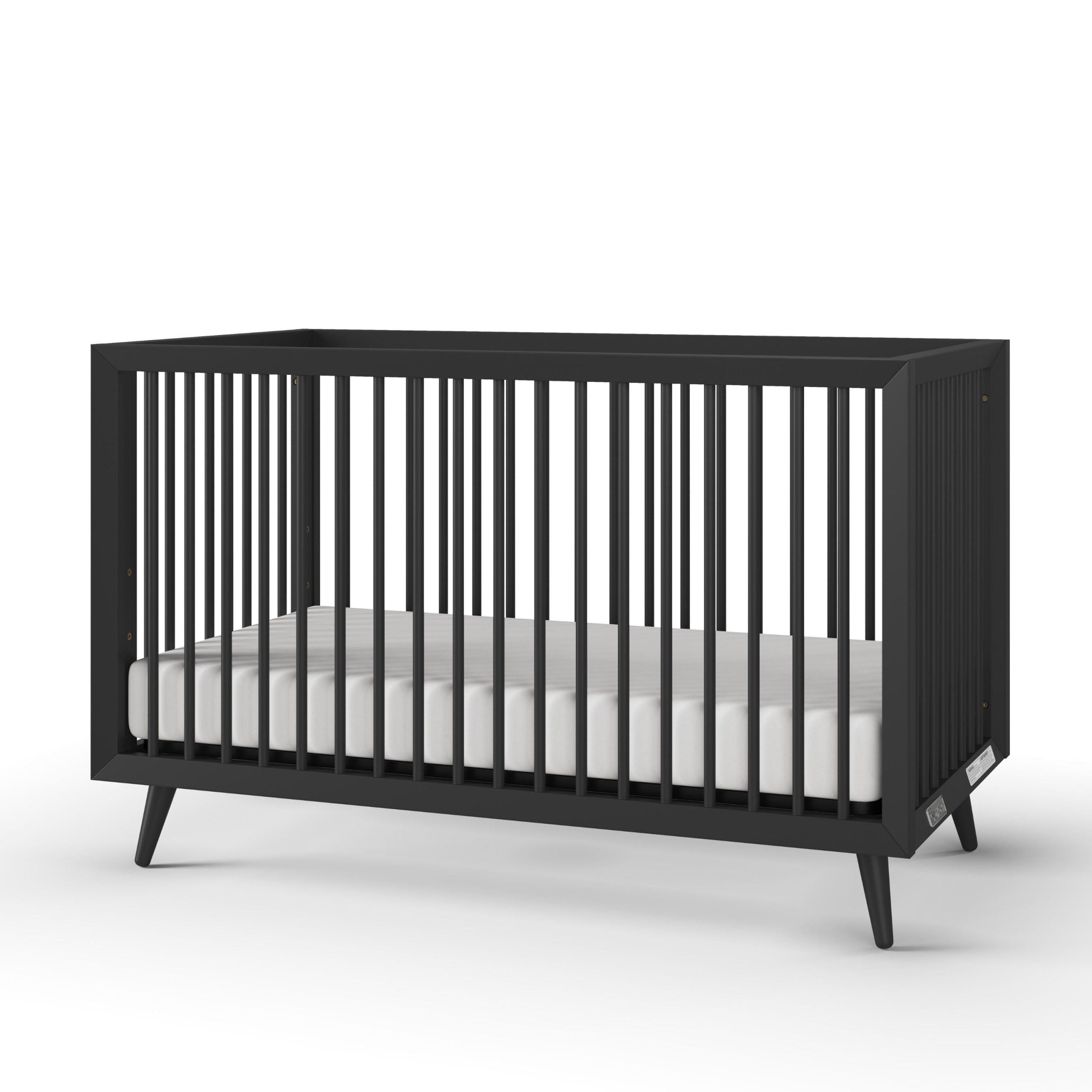 Cranbrook 4-in-1 Convertible Crib. Ebony