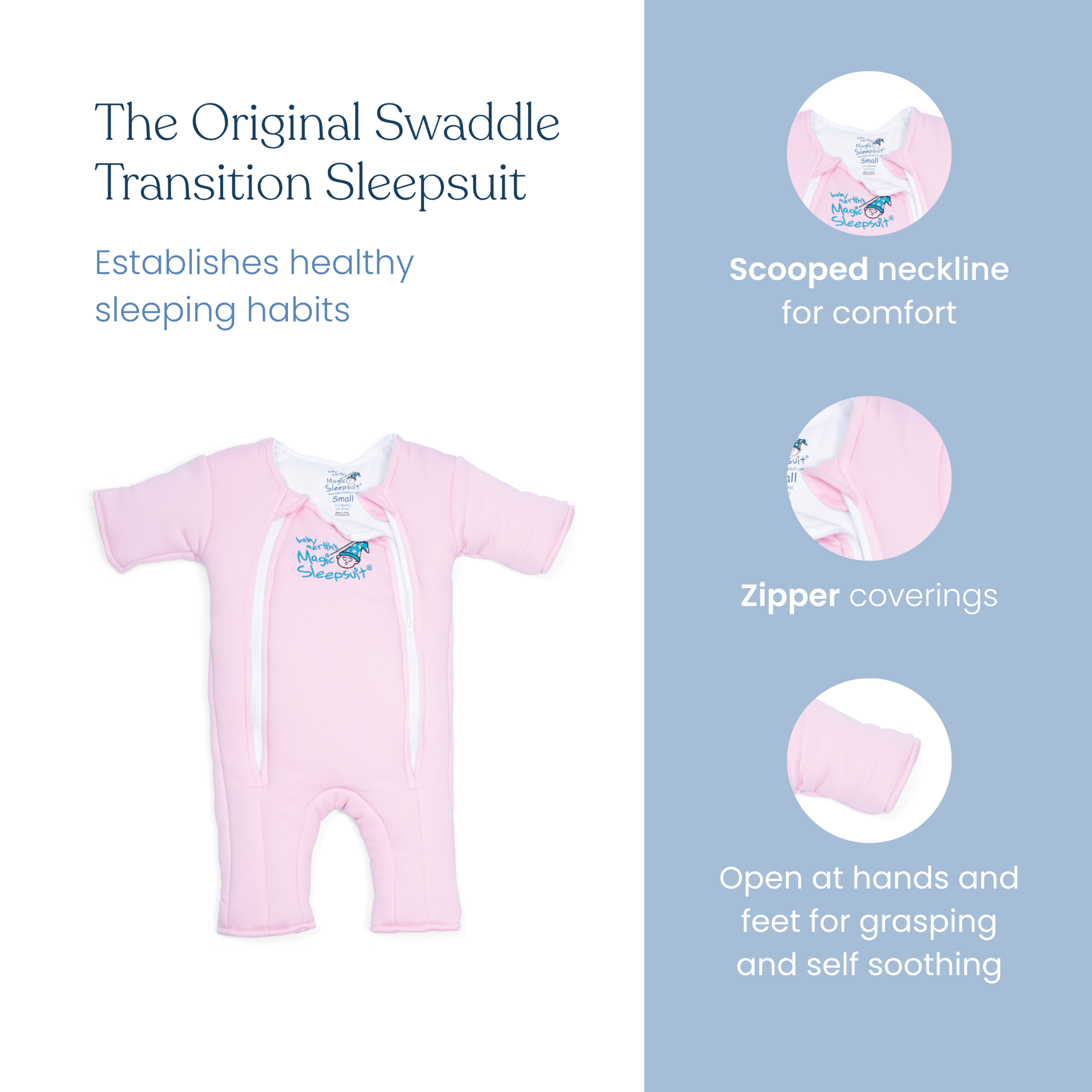 Baby Merlin's Magic SleepsuitĀ® Micro-Fleece - Image 3