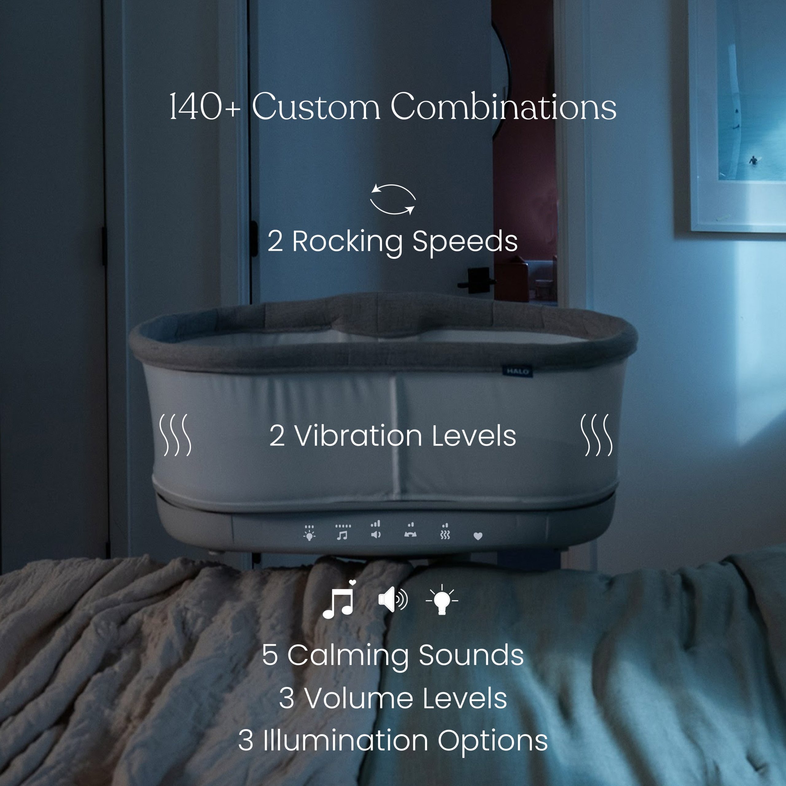 BassiNest® Connected Swivel Sleeper 3.0 - Smart Bassinet - Image 8