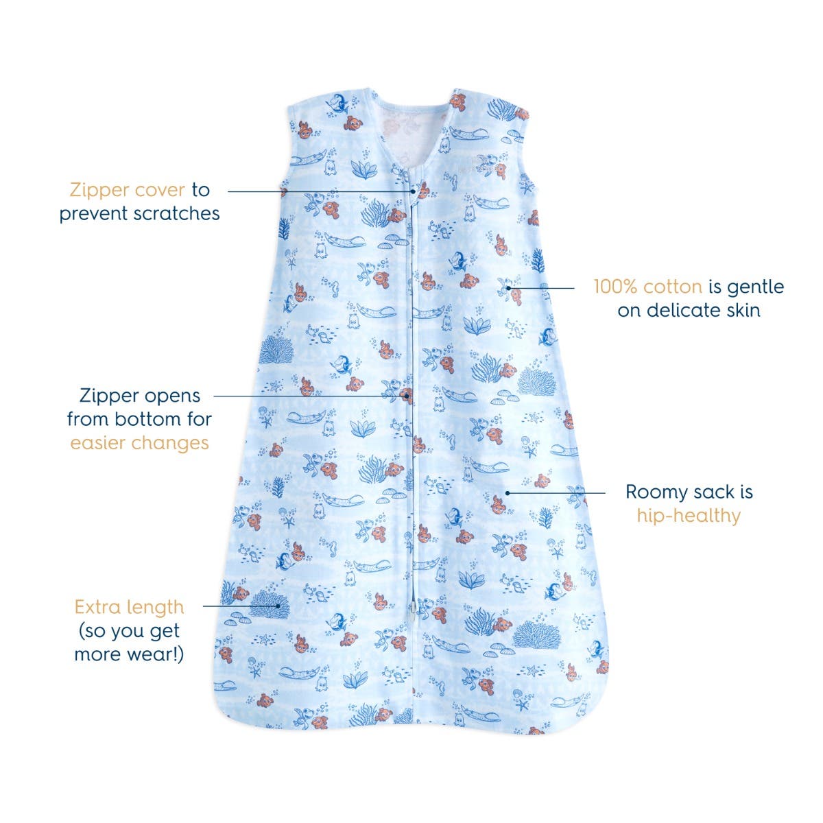 Finding Nemo Wearable Blanket Cotton TOG 0.5 - Image 3