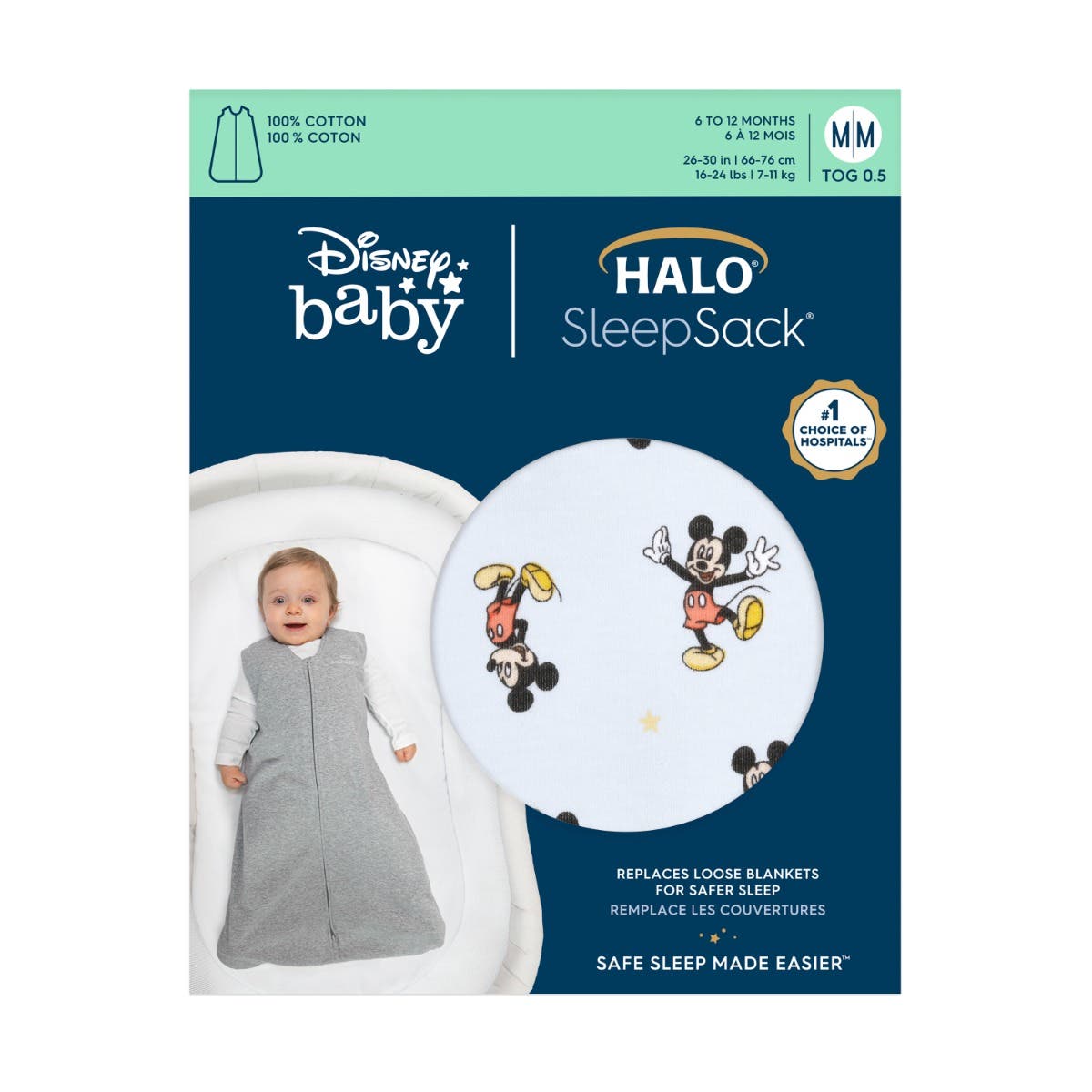 Disney™ 100% Cotton Wearable Blanket TOG 0.5 - Image 8