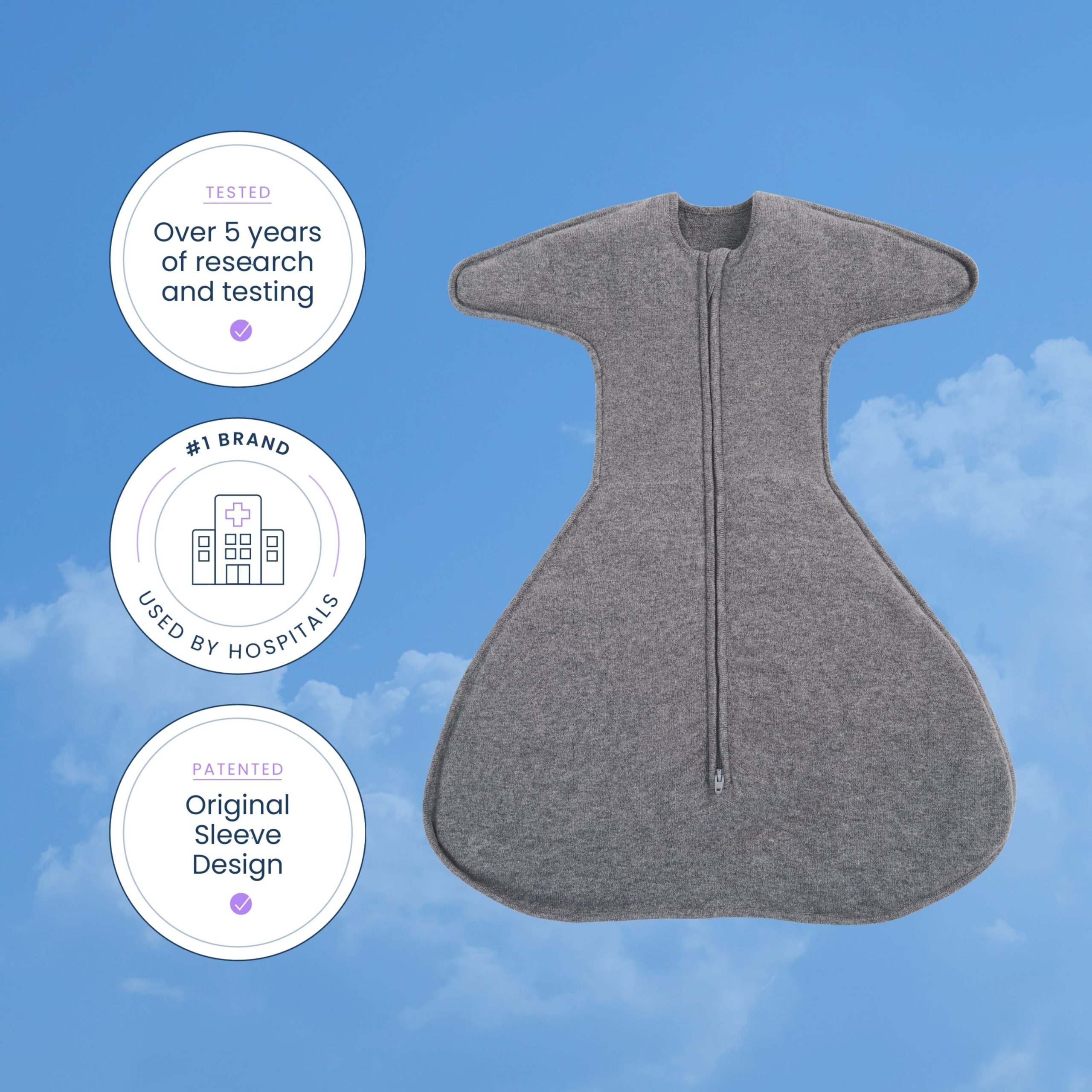 SwaddleStretch™ Newborn Swaddle TOG 0.5 - Image 2