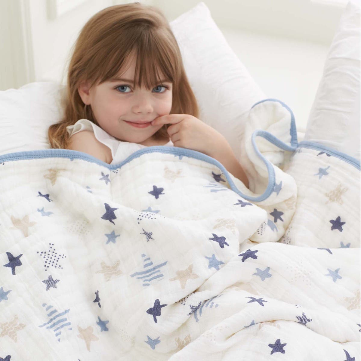 boutique cotton muslin dream blanket - Image 2