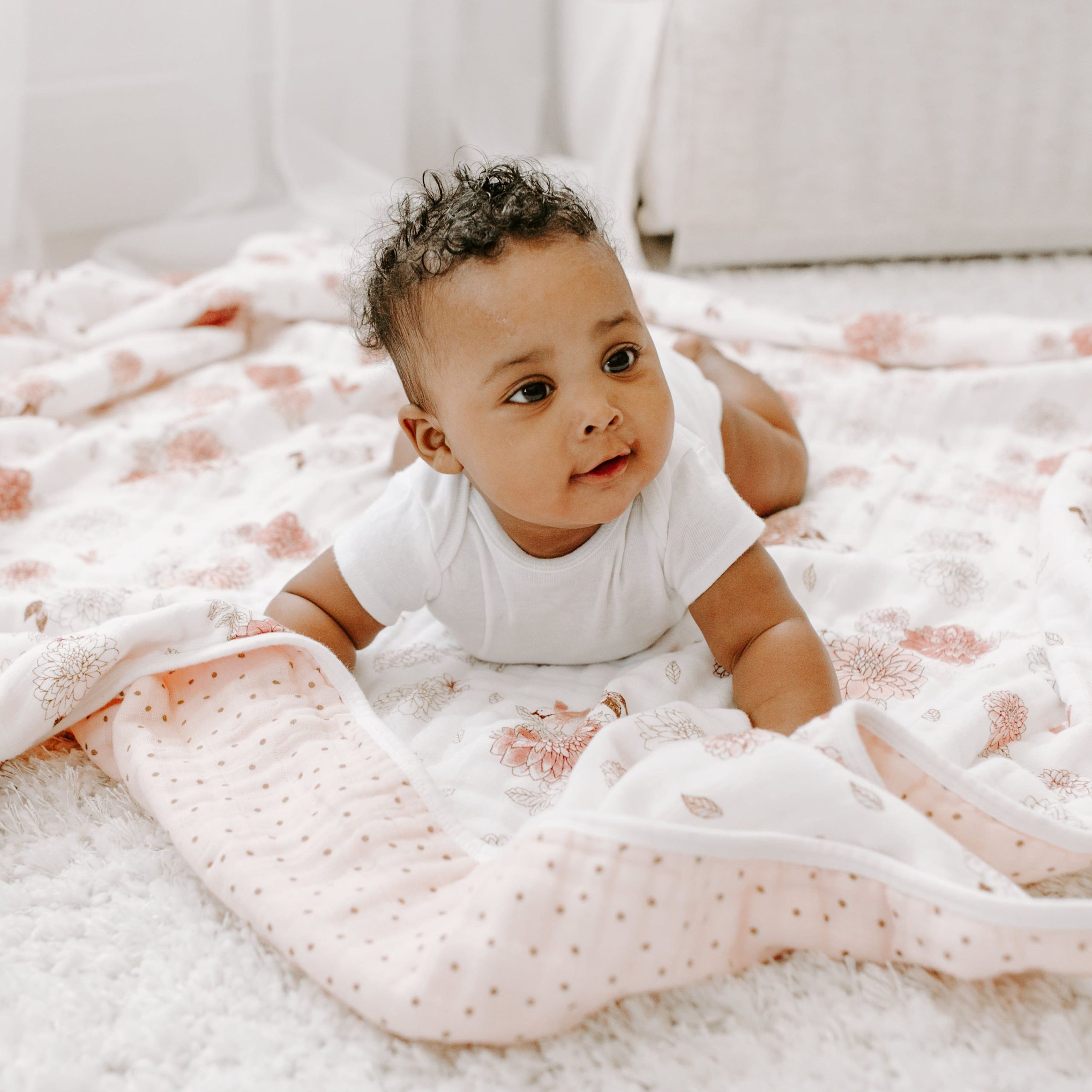 boutique cotton muslin dream blanket - Image 2