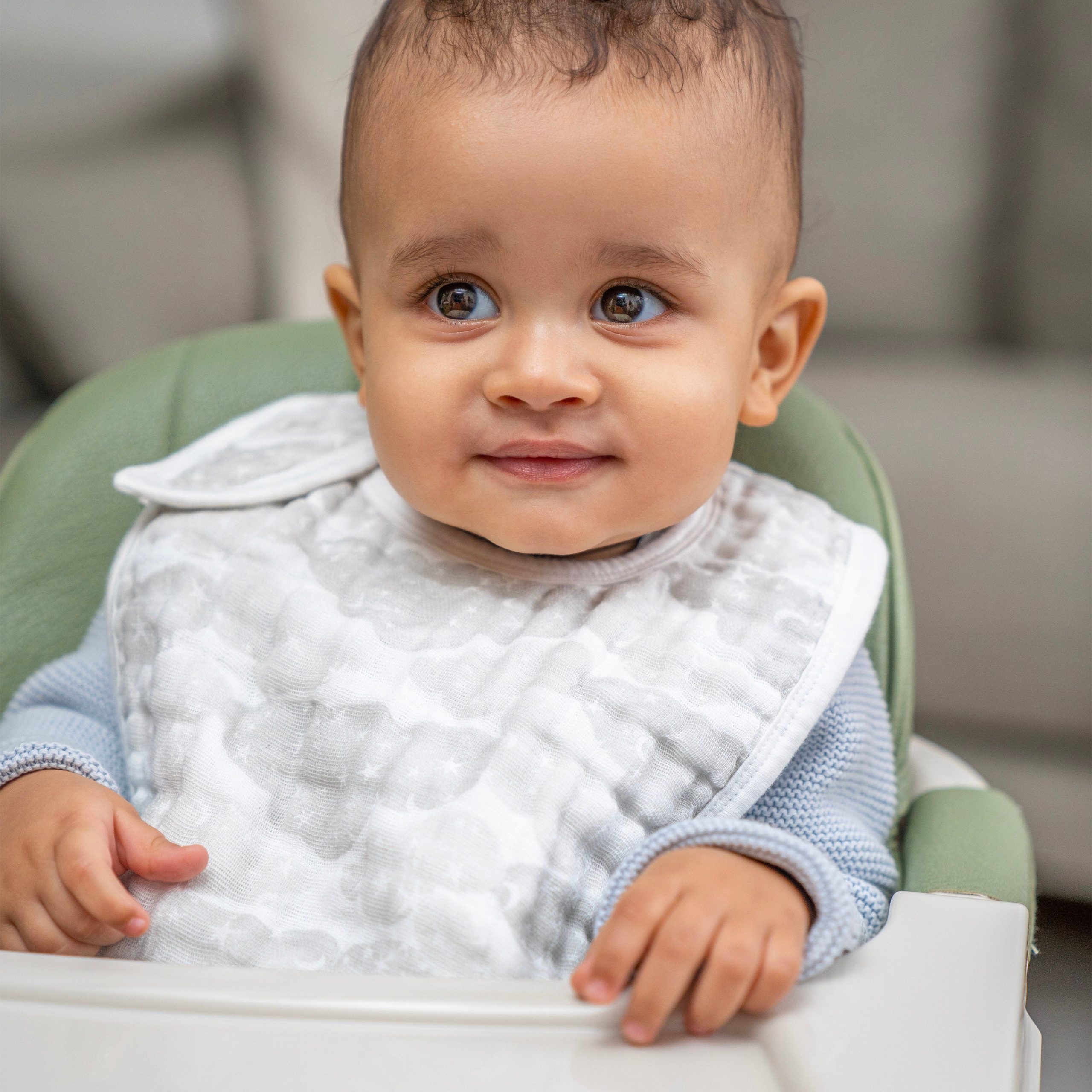 organic cotton snap bibs 3 pack - Image 2