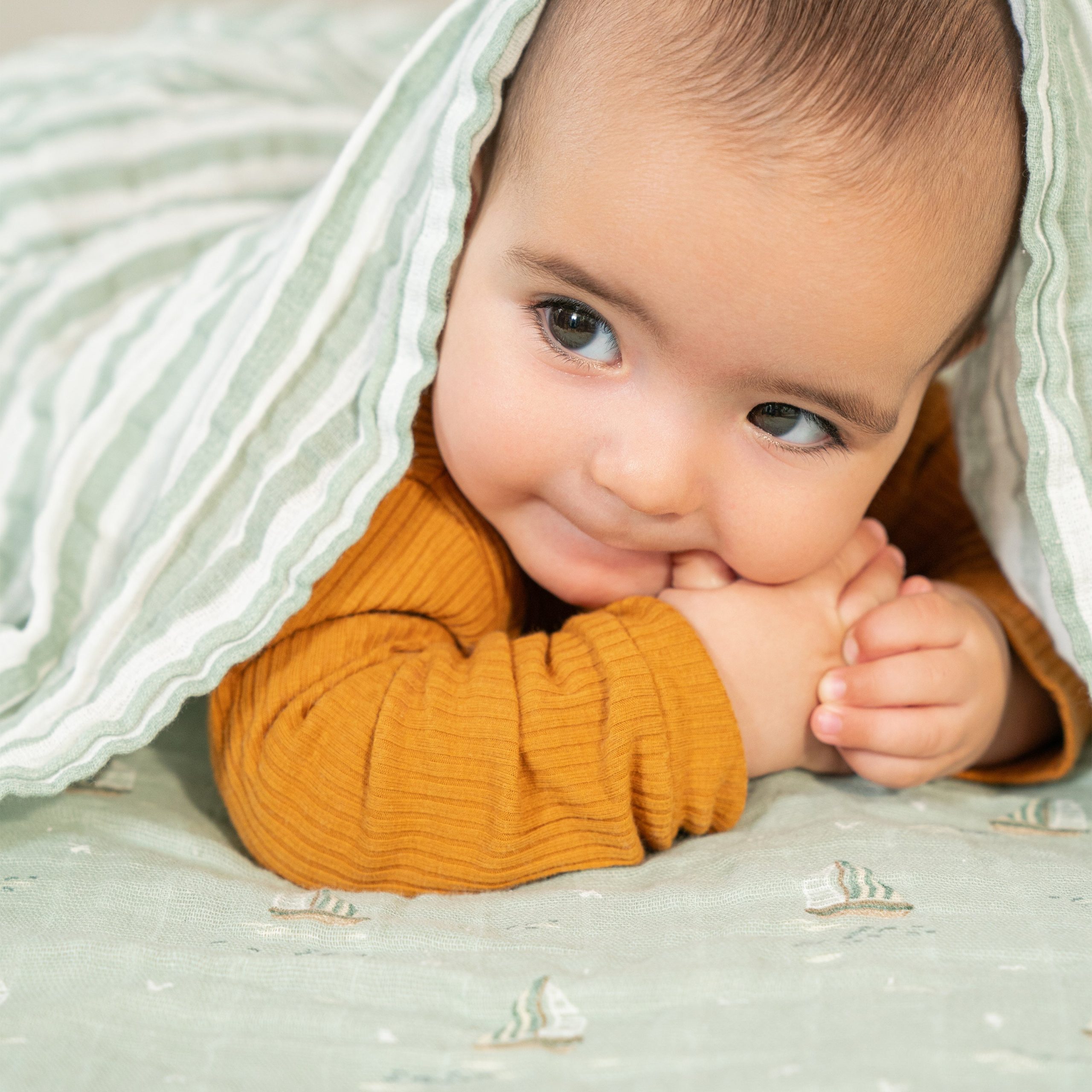 organic cotton muslin swaddle blanket 4 pack - Image 2
