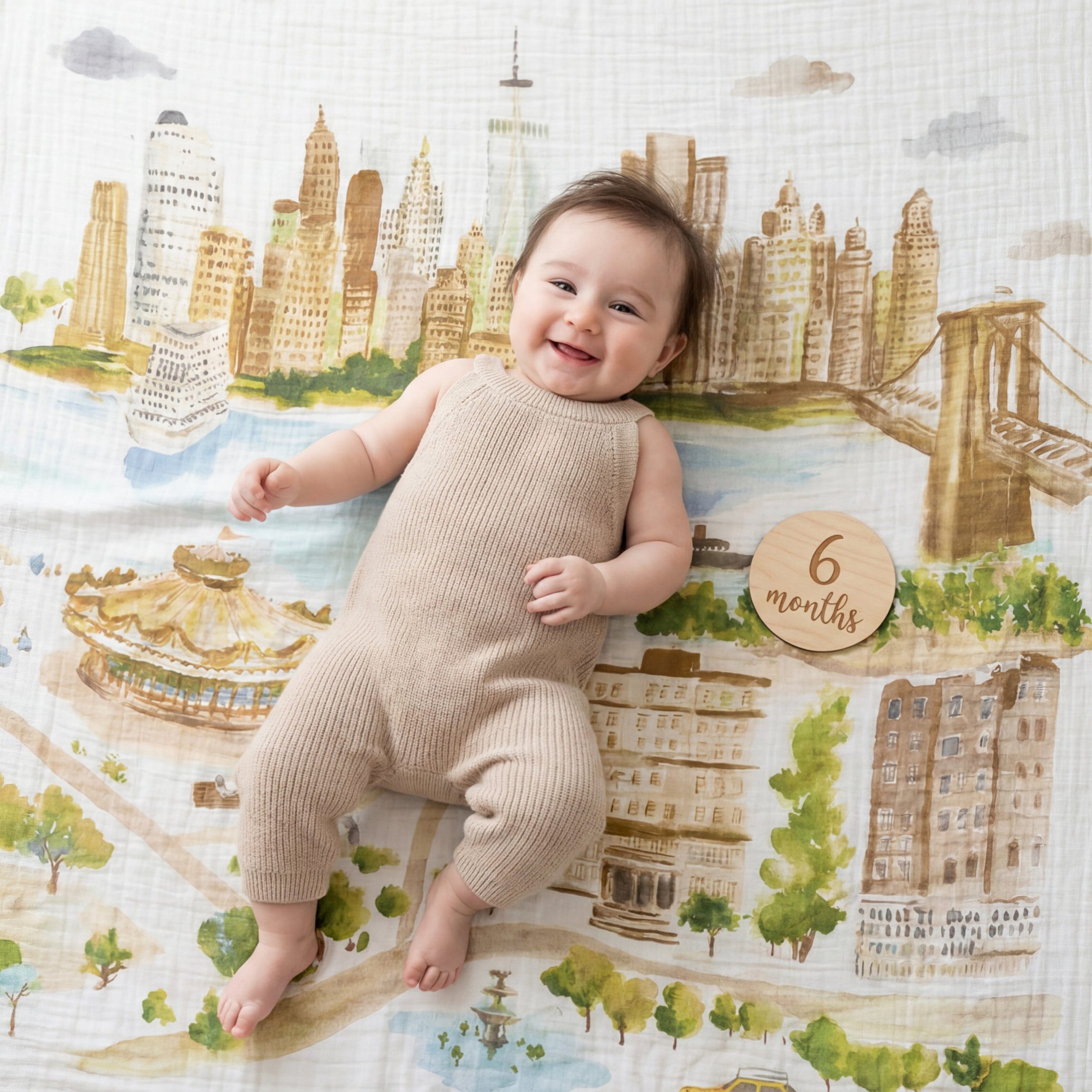 organic cotton muslin dream blanket - Image 2