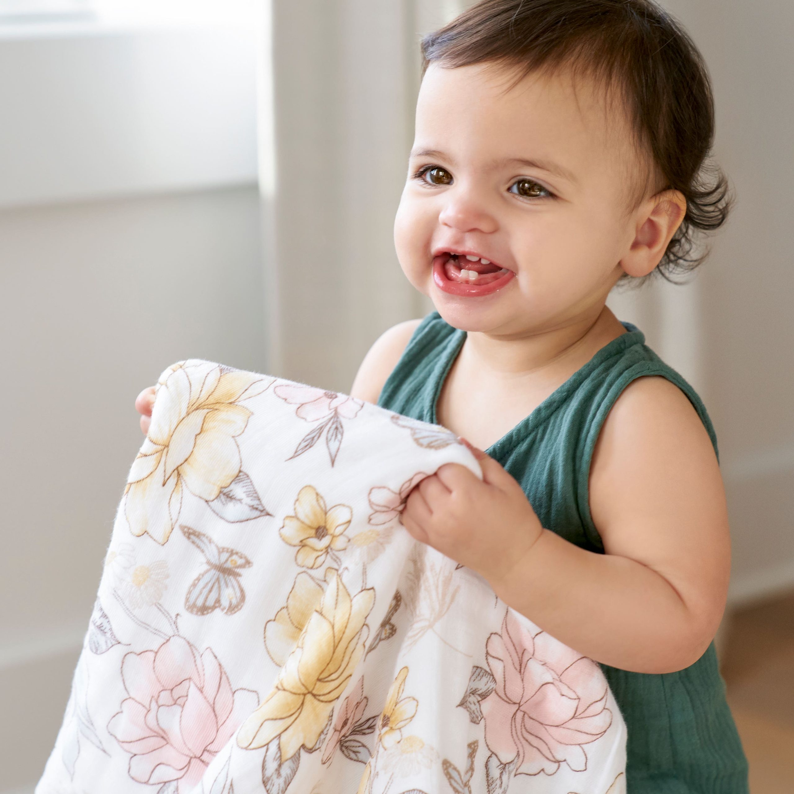 organic cotton muslin dream blanket - Image 4