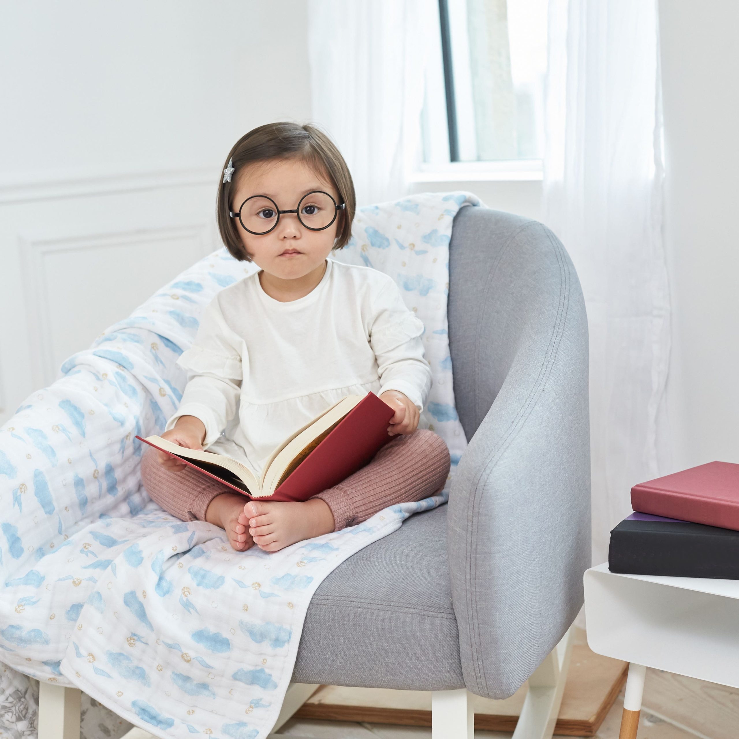 boutique iconic cotton muslin dream blanket - Image 2