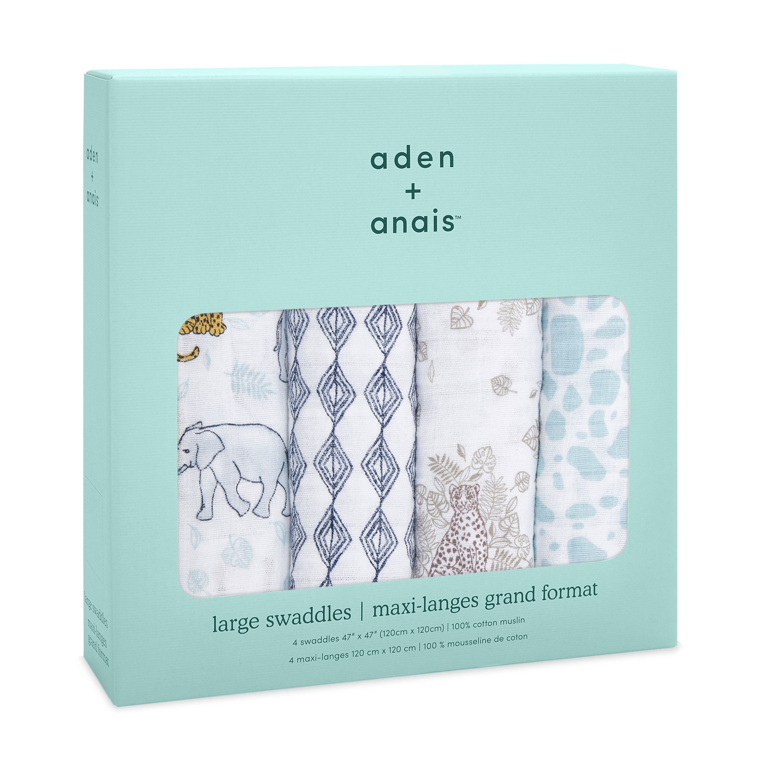 boutique 100% cotton muslin swaddle blanket 4 pack - Image 5