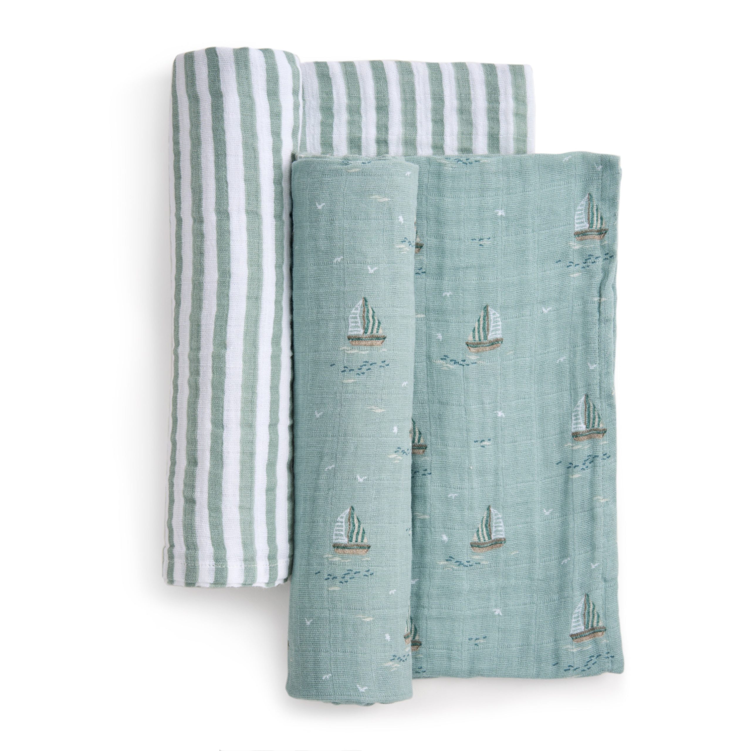 organic cotton muslin swaddle blanket 2 pack - Image 3