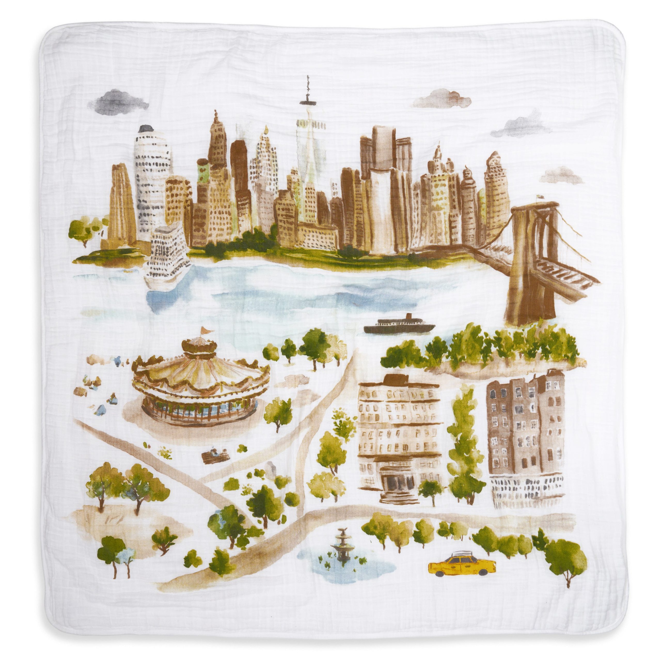 organic cotton muslin swaddle blanket 4 pack - Image 6
