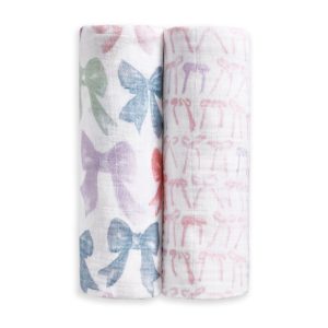 organic cotton muslin swaddle blanket 2 pack