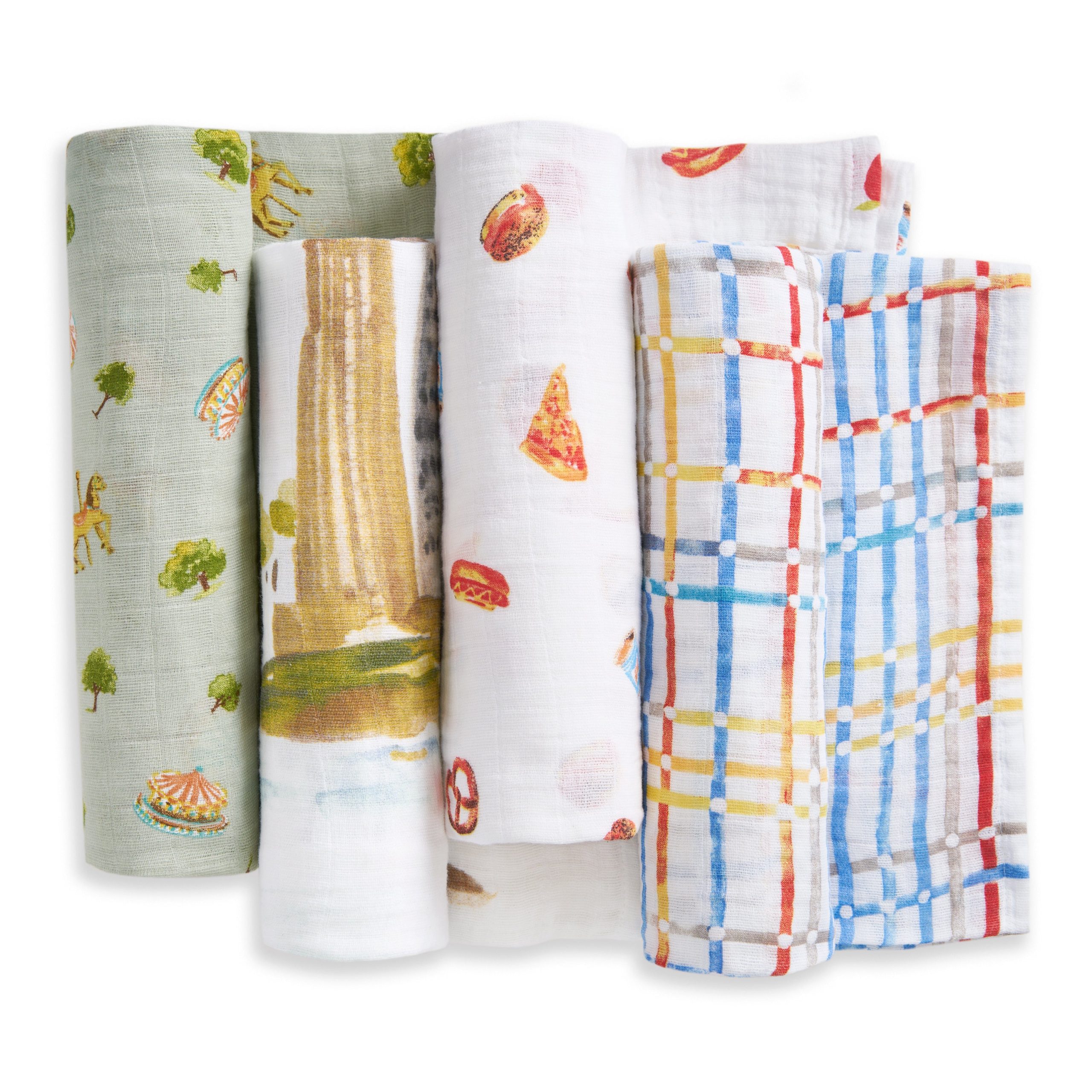 organic cotton muslin swaddle blanket 4 pack - Image 5