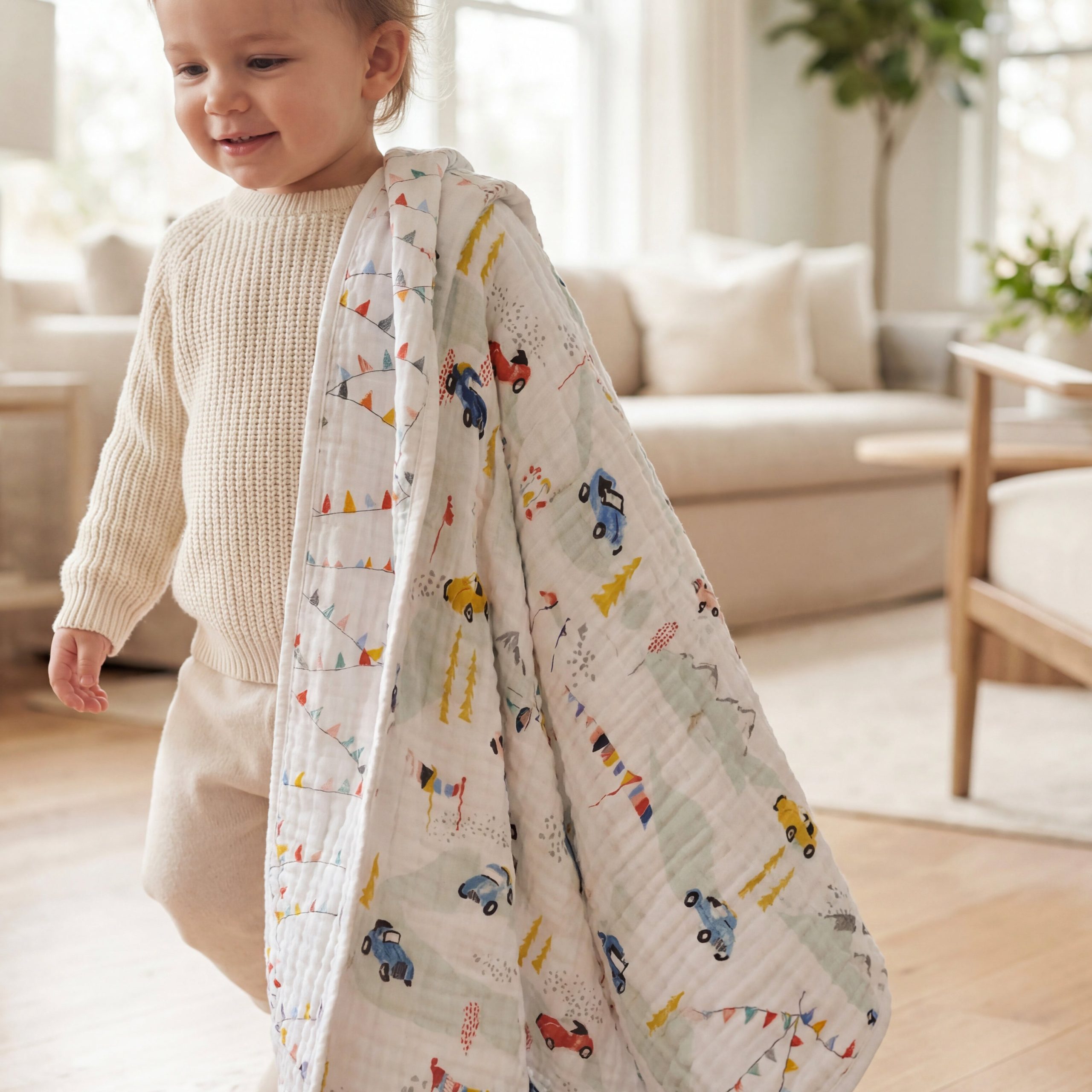 essentials cotton muslin dream blanket - Image 2