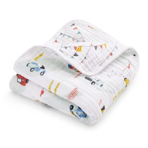 essentials cotton muslin dream blanket