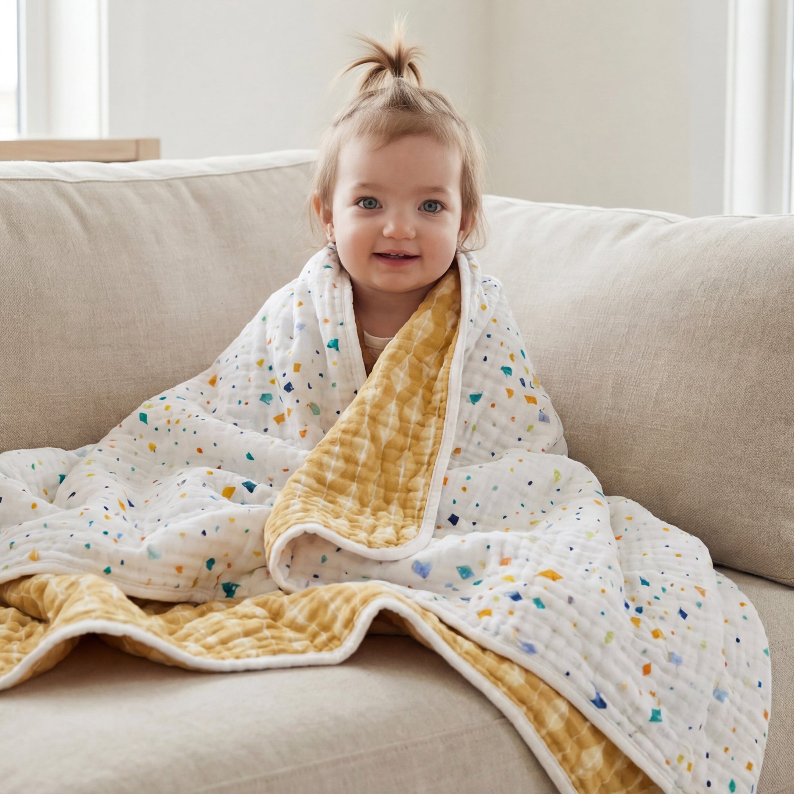 essentials cotton muslin dream blanket - Image 2