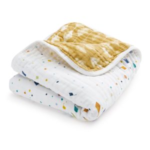 essentials cotton muslin dream blanket