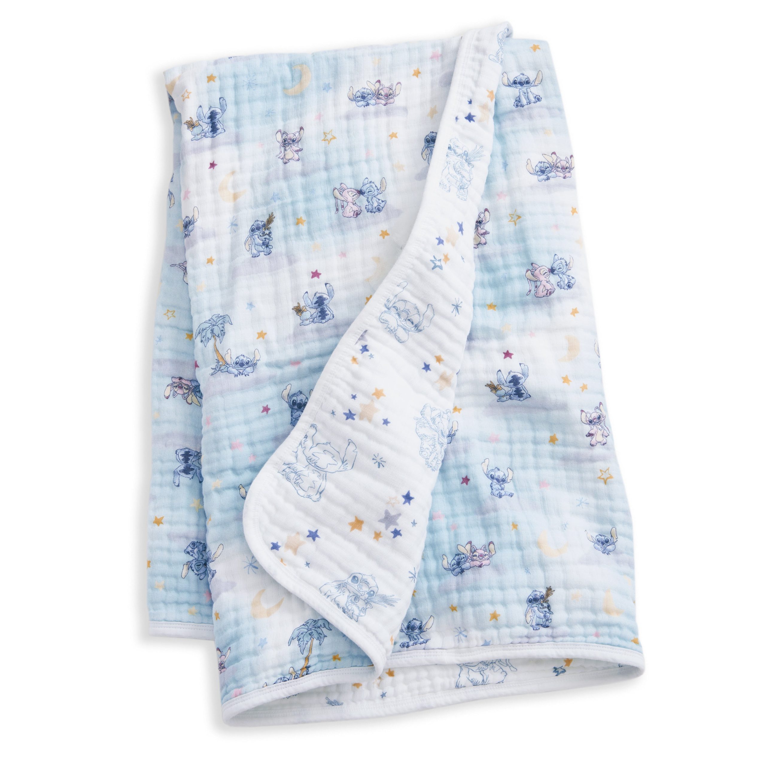 Disney™ Lilo and Stitch essentials cotton muslin dream blanket