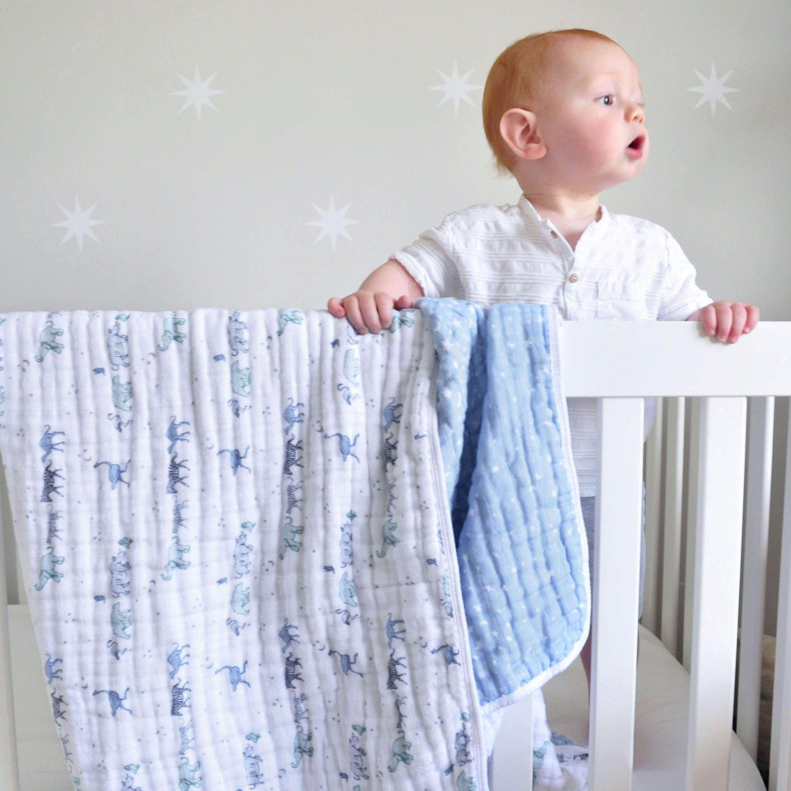 boutique cotton muslin dream blanket - Image 3