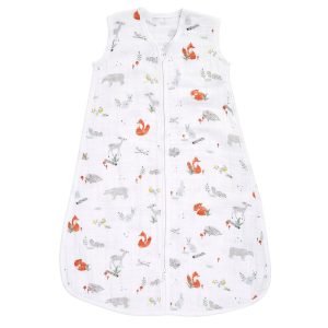 boutique 100% cotton muslin light sleep sack TOG 1.0