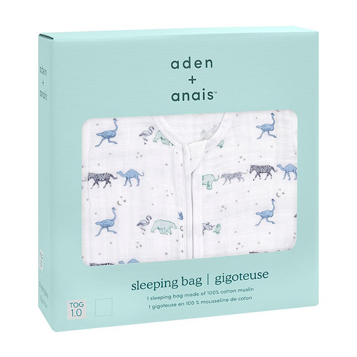 boutique 100% cotton muslin light sleep sack TOG 1.0 - Image 3