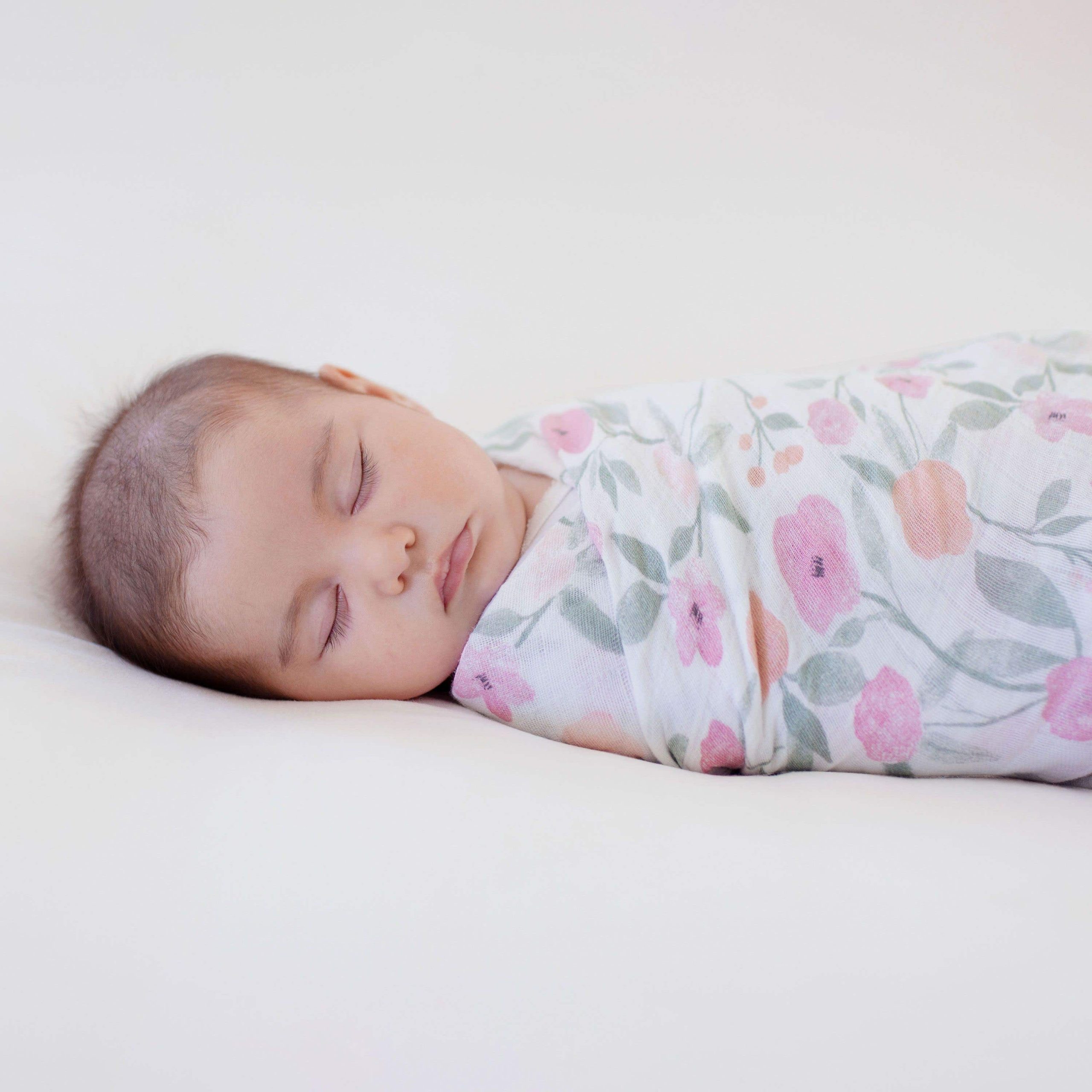 boutique 100% cotton muslin swaddle blanket - Image 2