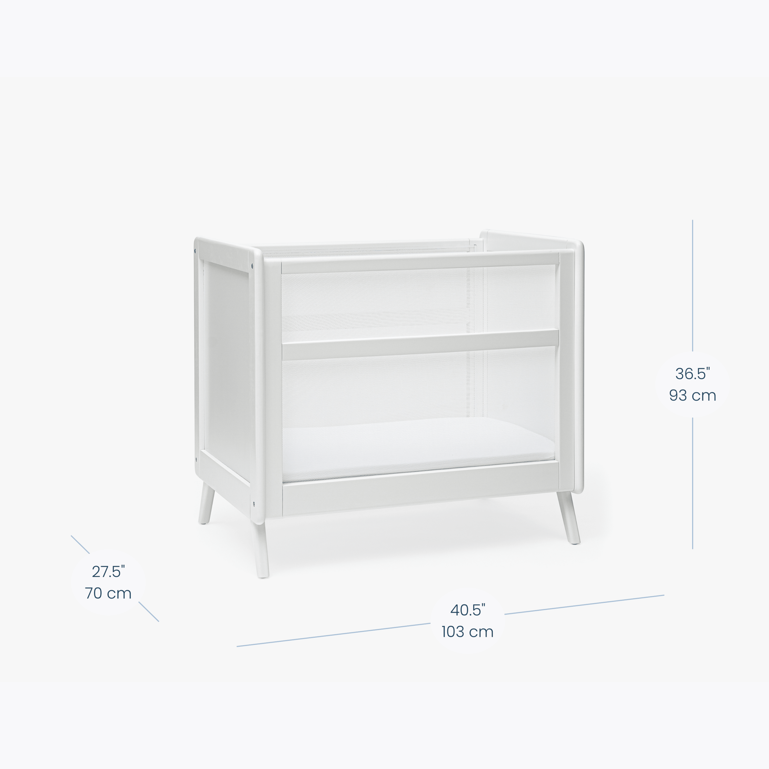 Mini Breathable Mesh Crib - Image 5