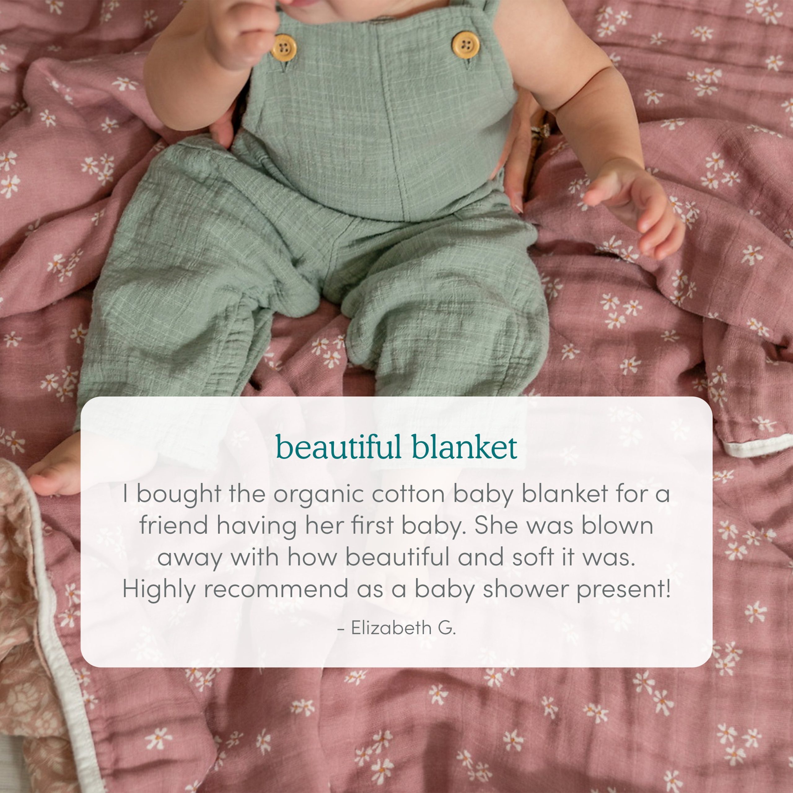 organic cotton muslin dream blanket - Image 5