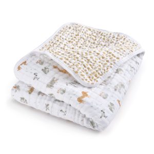 essentials cotton muslin dream blanket