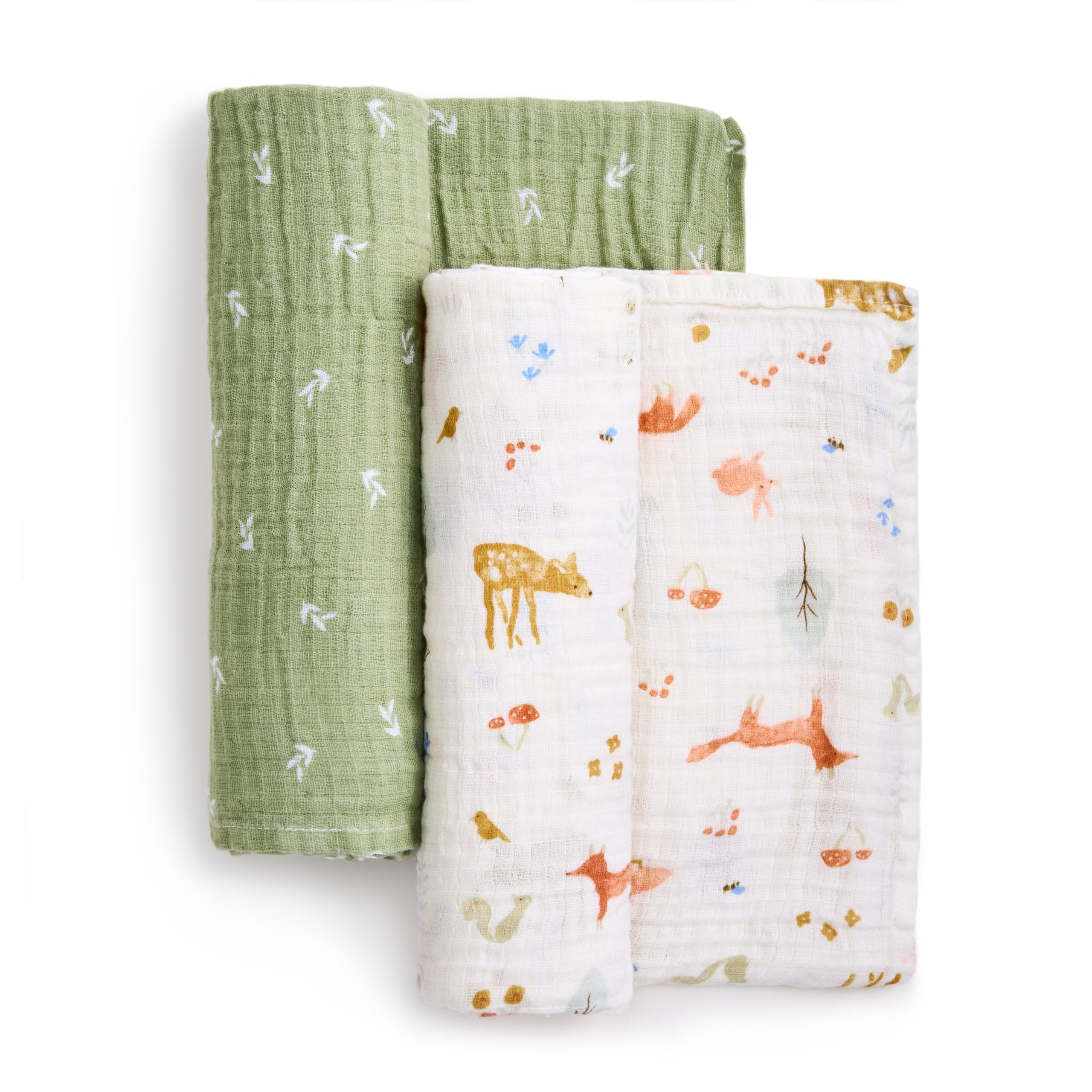 essentials cotton muslin swaddle blanket 2 pack - Image 3