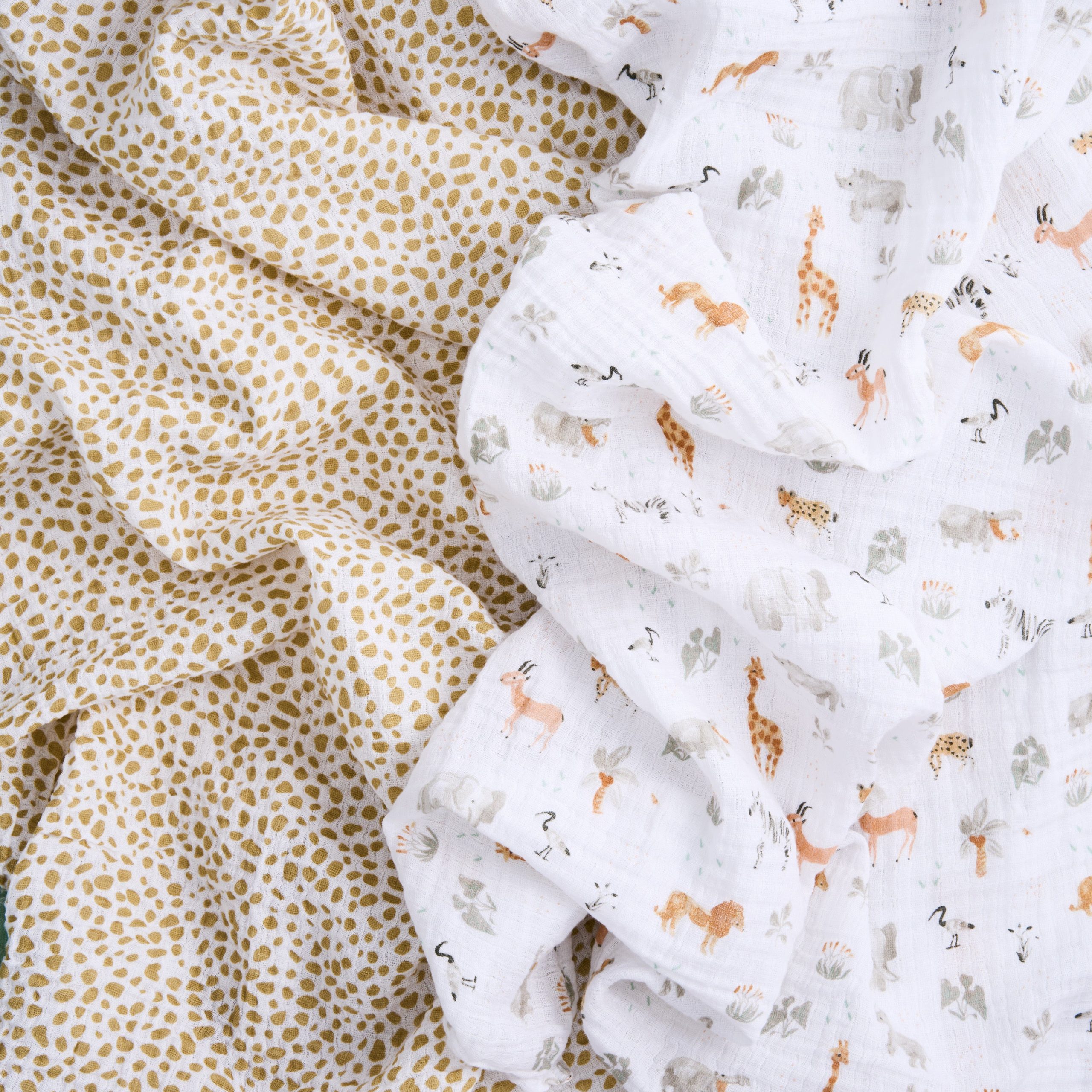 essentials cotton muslin swaddle blanket 2 pack - Image 4