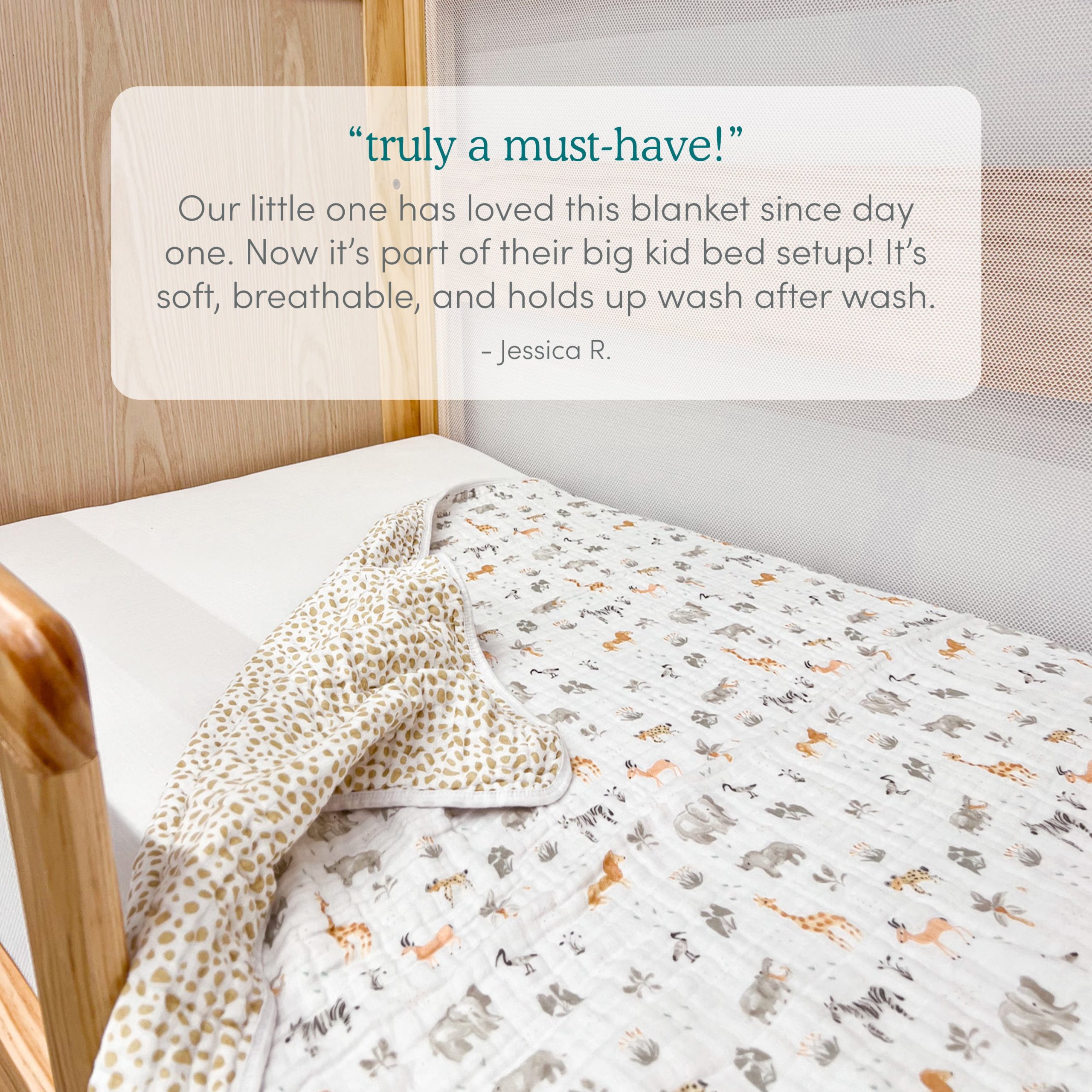 Disney™ essentials cotton muslin dream blanket - Image 5