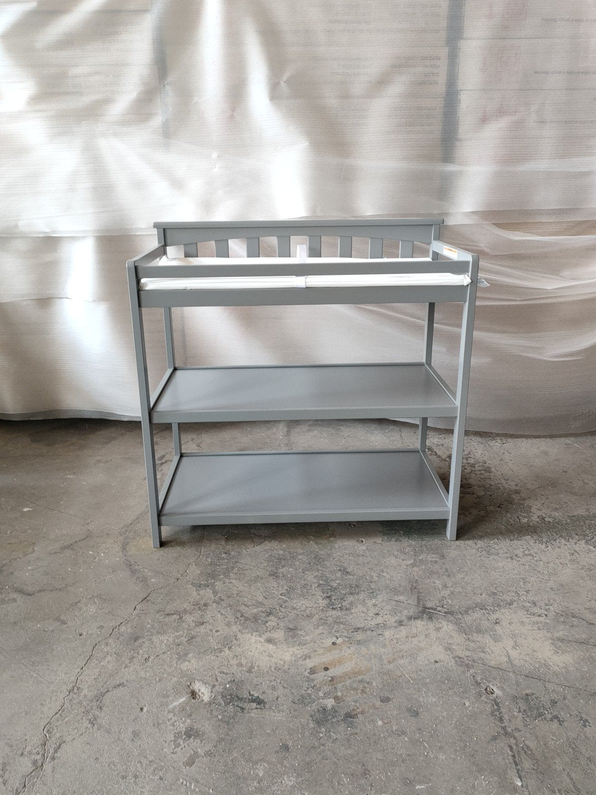 Flat Top Baby Changing Table. Cool Gray - Image 15