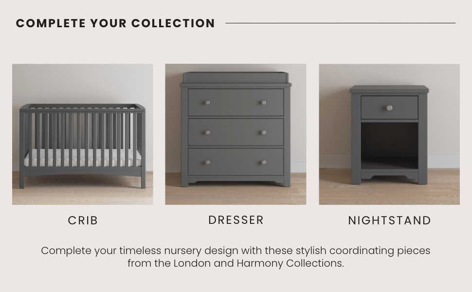 Harmony Nightstand. Cool Gray - Image 4