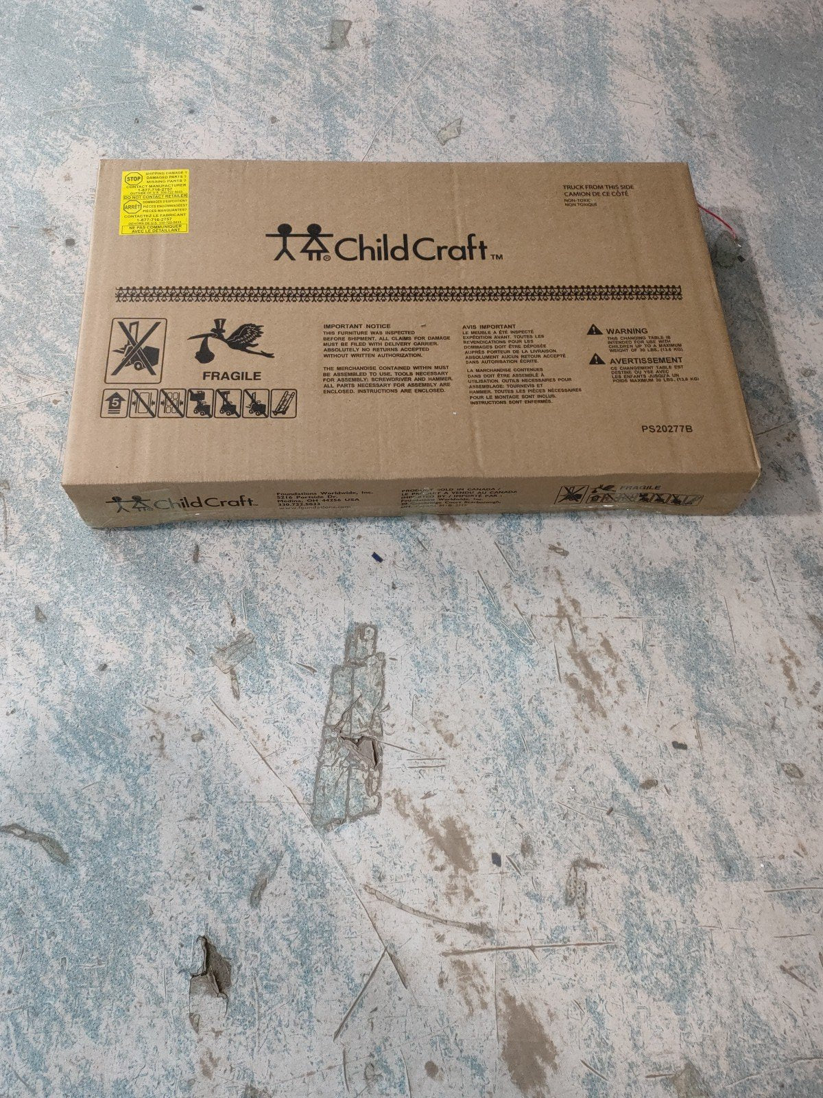 Arch Top Baby Changing Table. Jamocha - Image 3
