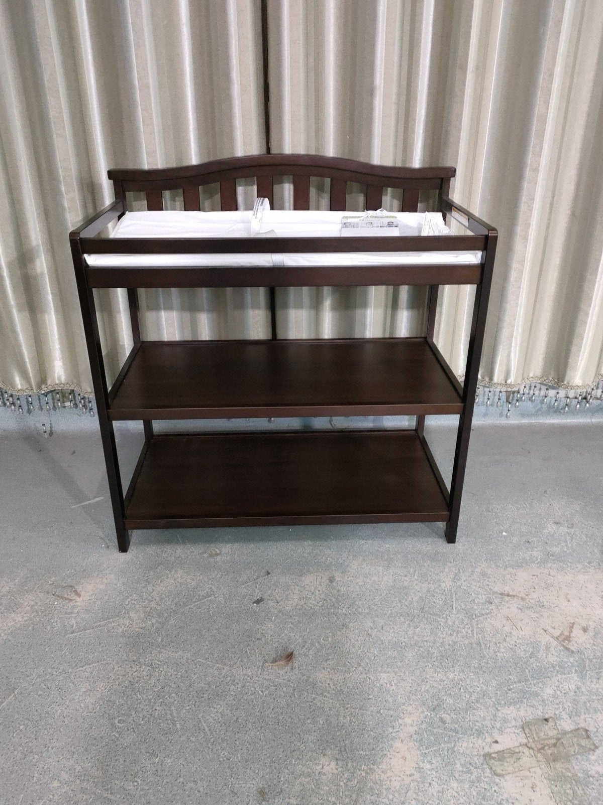 Arch Top Baby Changing Table. Jamocha - Image 4