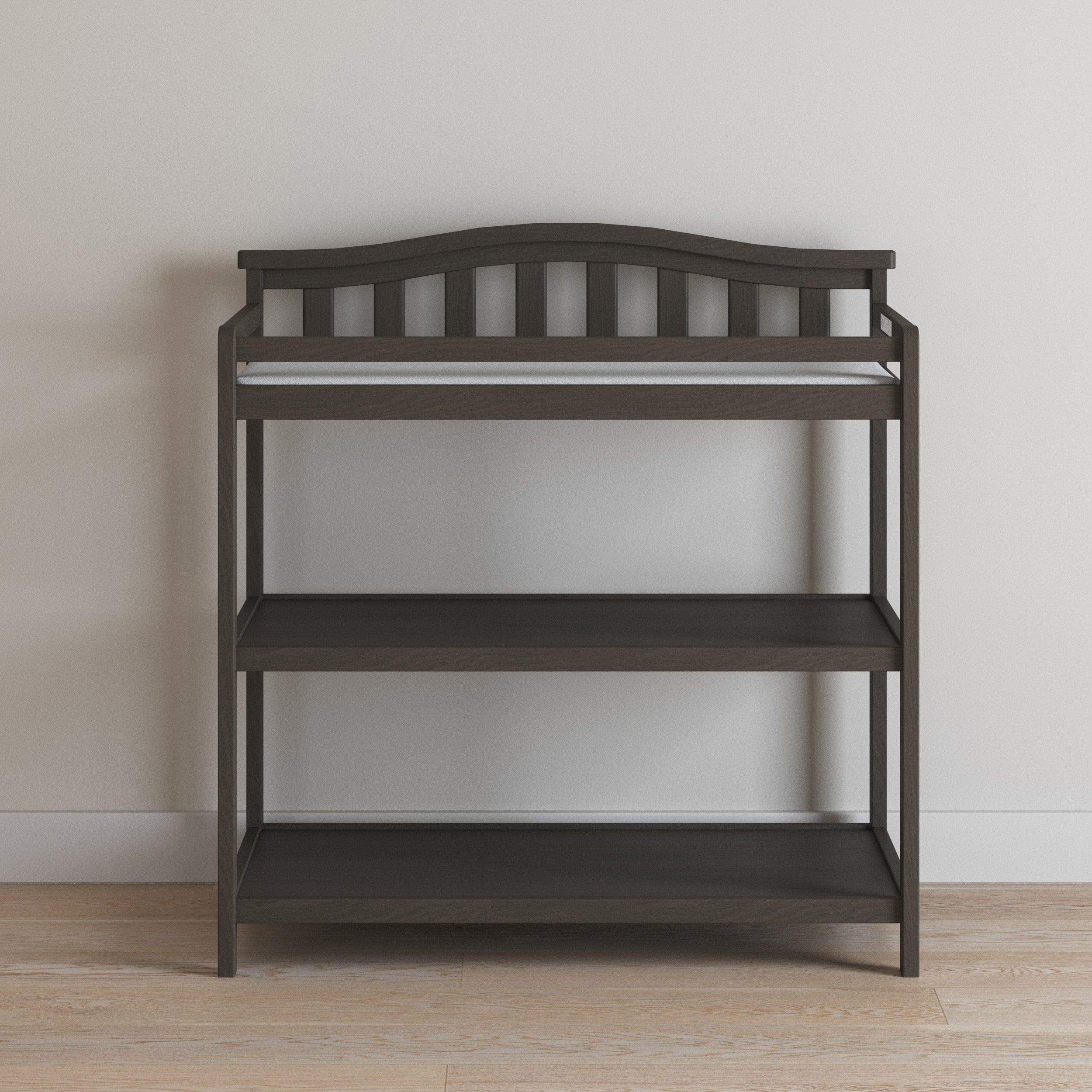 Arch Top Baby Changing Table. Dapper Gray - Image 5