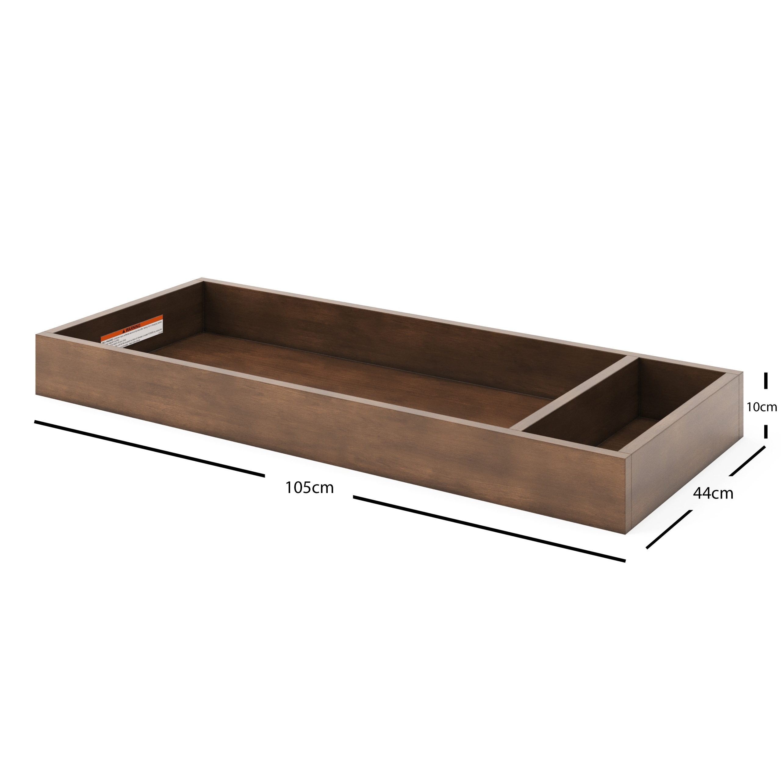 F01792 - Universal Changing Table Topper for Dresser. Cocoa Bean - Image 2