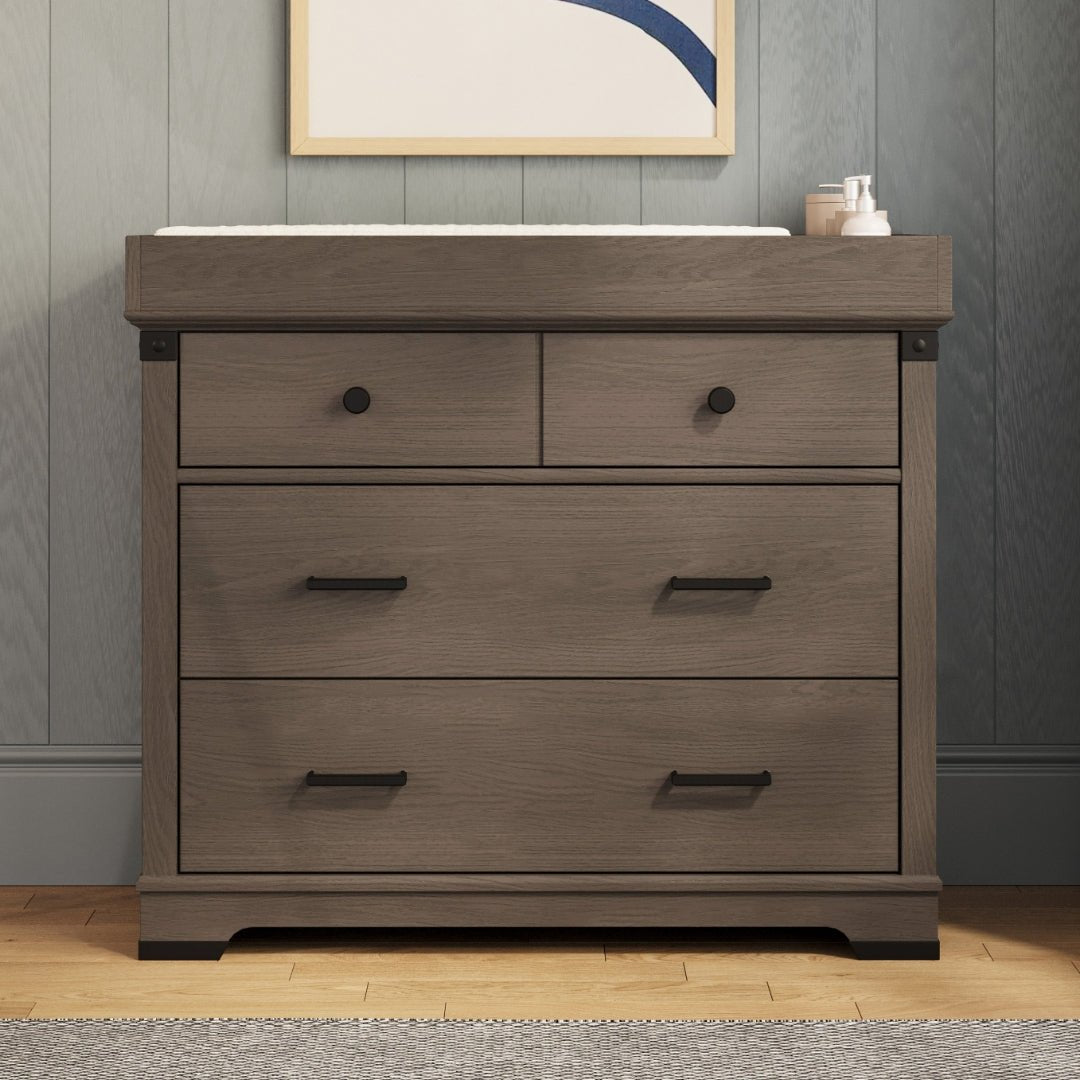 F01792 - Universal Changing Table Topper. Dapper Gray - Image 5