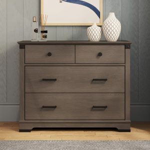 Redmond 3 Drawer Dresser. Dapper Gray