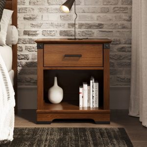 Redmond Nightstand. Coach Cherry
