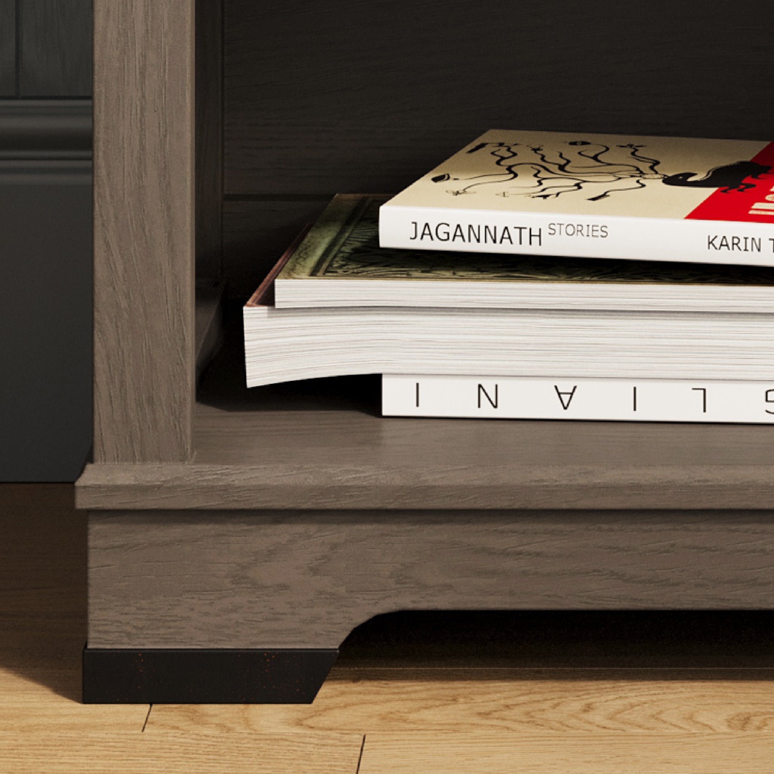 Redmond Nightstand. Dapper Gray - Image 3