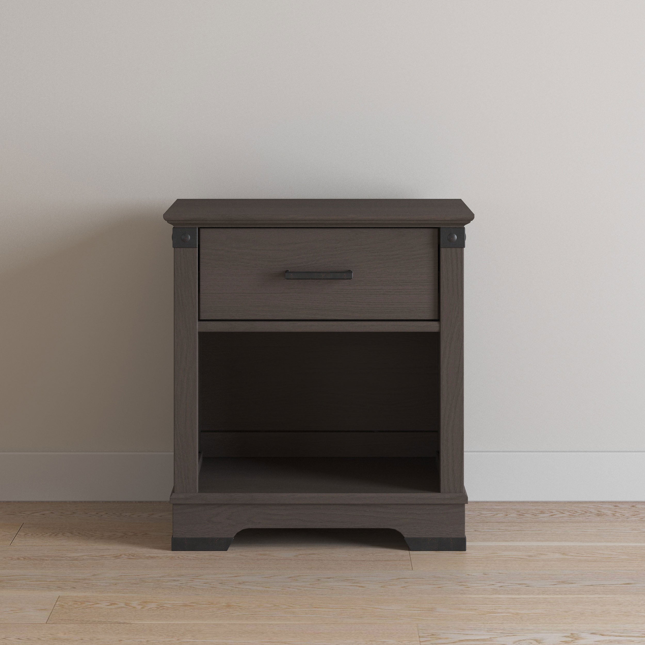 Redmond Nightstand. Dapper Gray - Image 6