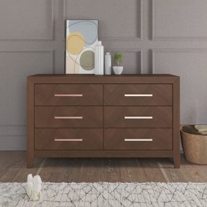 Kieran 6-Drawer Double Dresser. Toasted Chestnut