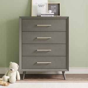 Cranbrook 4 Drawer Chest. Lunar Gray