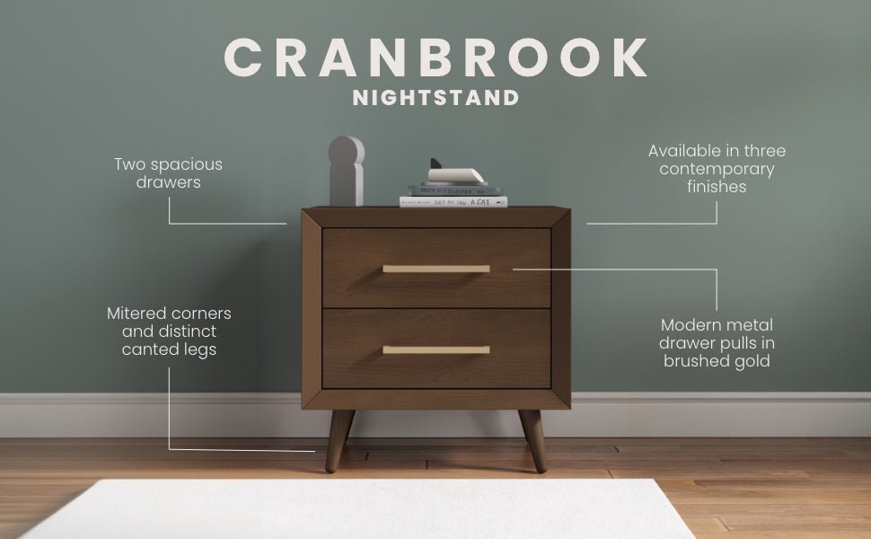Cranbrook Nightstand. Toasted Chestnut - Image 8