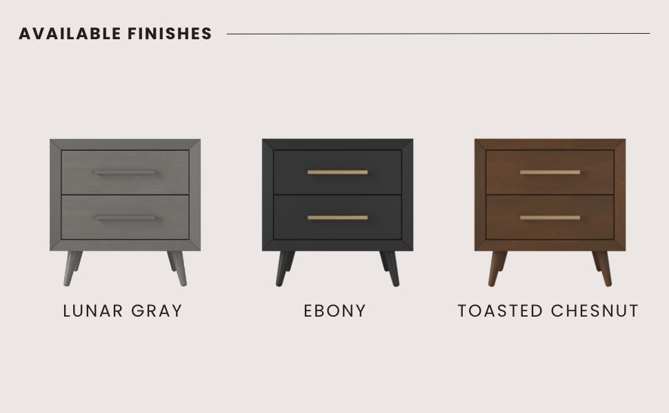 Cranbrook Nightstand. Lunar Gray - Image 9