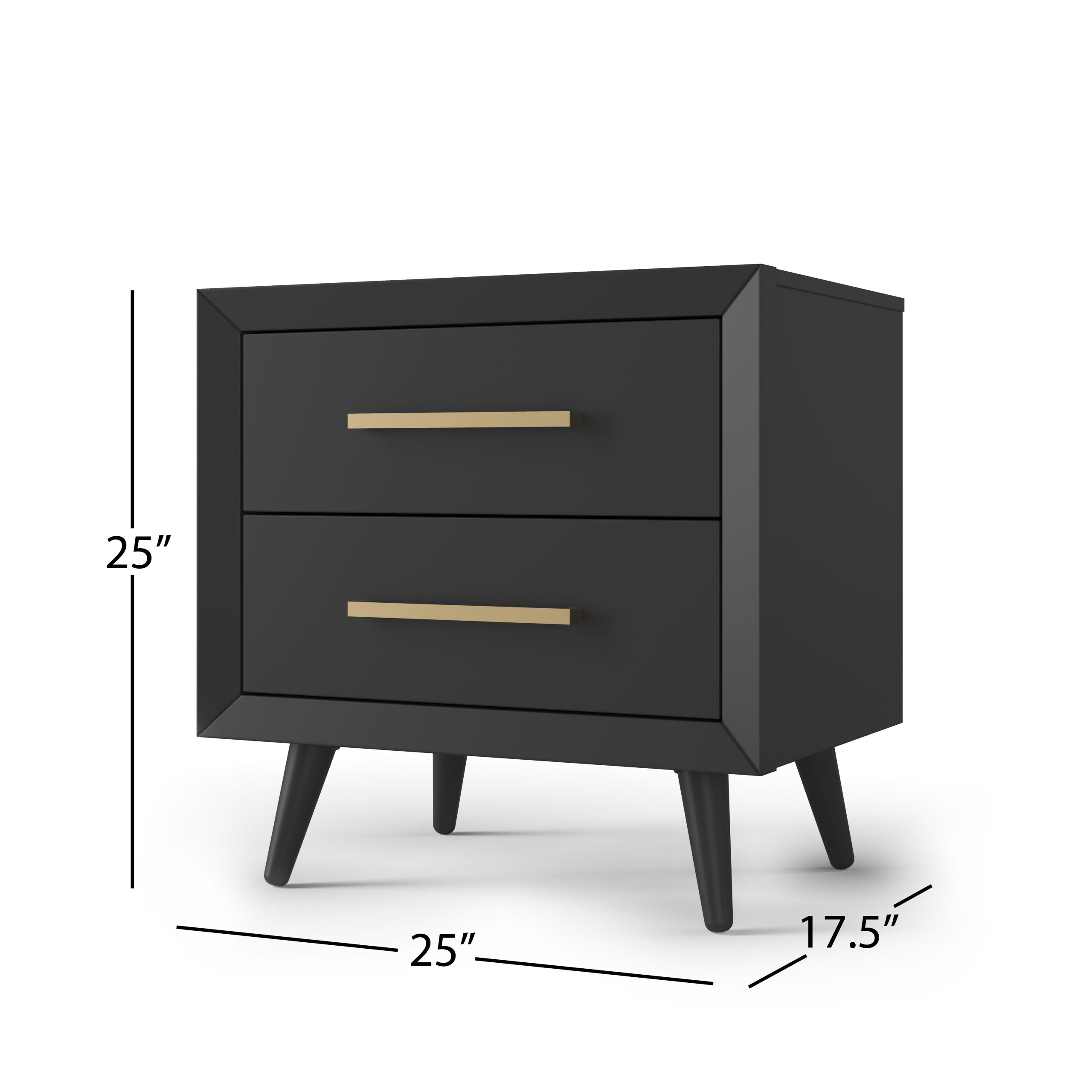 Cranbrook Nightstand. Ebony - Image 2