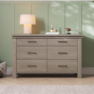 Denman Double Dresser. Crescent Gray